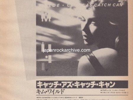 Kim Wilde 1984 02 Catch As Catch Can Japan album promo ad Sale