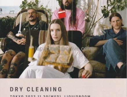 Dry Cleaning 2022 Japan tour concert gig flyer handbill Online now