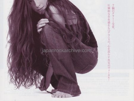 Alanis Morissette 2002 Japan tour concert gig flyer handbill Online now