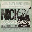 Nick Waterhouse 2013 Japan tour concert gig flyer handbill For Sale