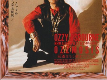 Ozzy Osbourne 1995 10 Ozzmosis Japan album promo ad Sale