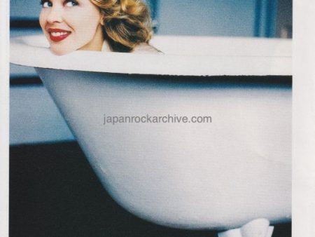 Kylie Minogue 1995 10 Japanese music press cutting clipping - photo pinup - in the bath Sale