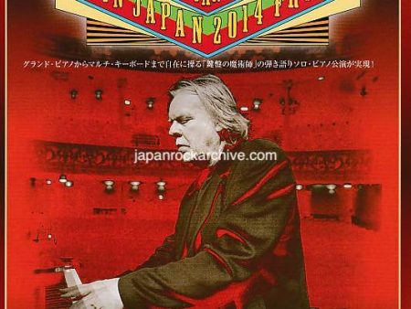 Rick Wakeman 2014 Japan tour concert gig flyer handbill For Sale