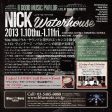 Nick Waterhouse 2013 Japan tour concert gig flyer handbill For Sale