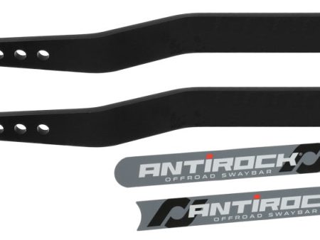 RockJock Antirock Fabricated Steel Sway Bar Arms 19.25in Long 1.7in Offset Bend 5 Holes Cheap