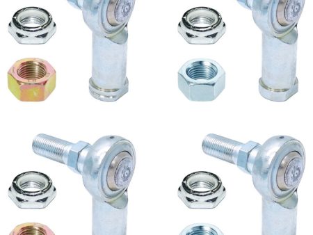 RockJock Adjustable Sway Bar End Link Rod End Pack for Aluminum Arms Heim Style Supply