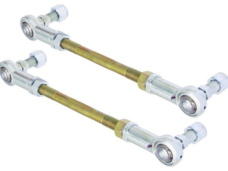 RockJock Adjustable Sway Bar End Link Kit 6 1 2in Long Rods w  Heims and Jam Nuts pair Online now