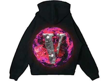 Vlone x Juice Wrld Domination Hoodie Black Fashion