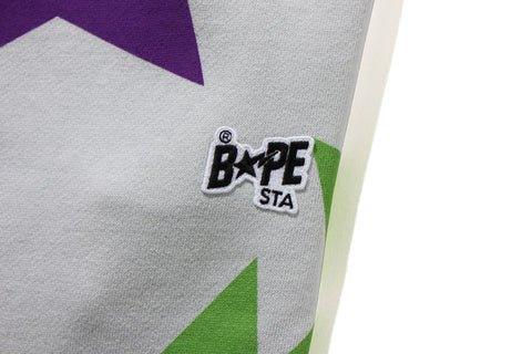 Bape Sta Pattern Wide Fit Sweat Shorts Multicolor Sale