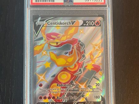 2021 Pokemon SWSH Full Art Shiny Centiskorch V | Shining Fates #SV108 - PSA 9 MINT For Discount