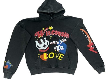 Supra Sneakers State Pride Hoodie Washed Black For Sale