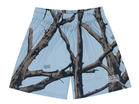 Bravest Studios Tree Camo Short Baby Blue Online Sale