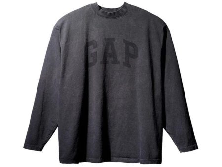 Yeezy Gap Engineered by Balenciaga Dove Longsleeve Tee Black For Discount