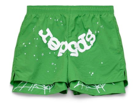 Sp5der OG Web Double Layer Short Green Discount