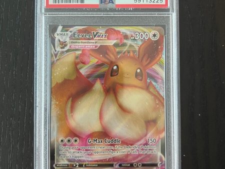 2021 Pokemon SWSH BSP Full Art Eevee VMAX | Shining Fates Elite Trainer Box #087 - PSA 10 GEM MINT For Sale