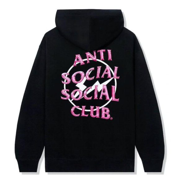 Anti Social Social Club x Fragment Precious Petals Hoodie (FW22) Black Pink Discount