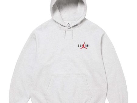 Supreme Jordan Hooded Sweatshirt (FW24) Ash Grey on Sale