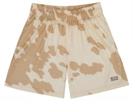 Bravest Studios Cow Print Shorts Brown   Tan Online Sale