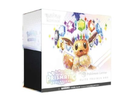 Pokémon TCG: Scarlet & Violet Prismatic Evolutions Pokemon Center Elite Trainer Box (ETB) For Discount