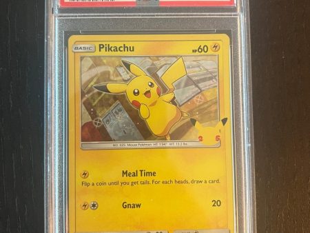 2021 Pokemon Pikachu Holo | McDonald s Collection #25 - PSA 8 NEAR MINT - MINT For Sale