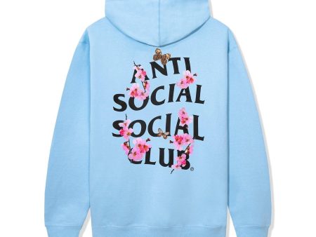 Anti Social Social Club Kkotch Hoodie Blue Hot on Sale