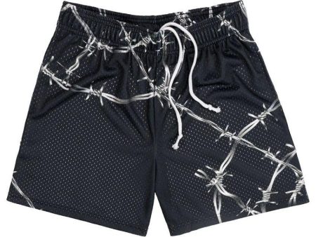 Bravest Studios Steel Spiral Wire Shorts Black on Sale