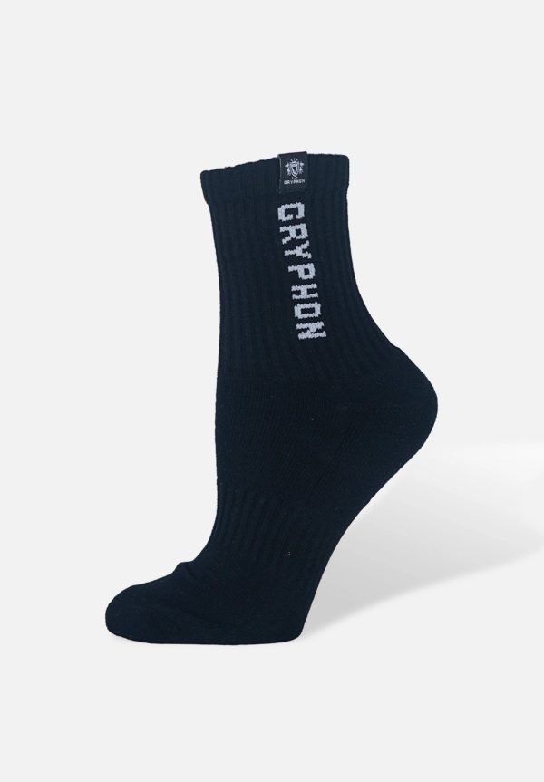 Gryphon Crew Socks Black Online