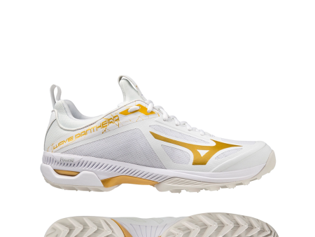 Mizuno Wave Panthera - White MP Gold Iron Gate Online now