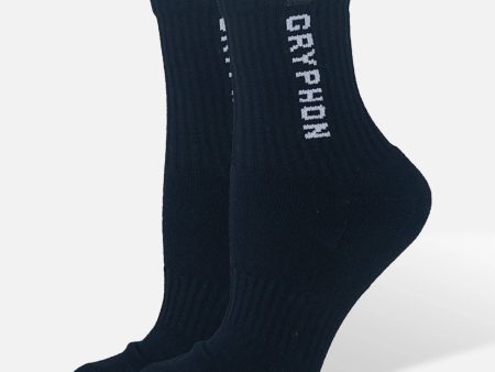 Gryphon Crew Socks Black Online