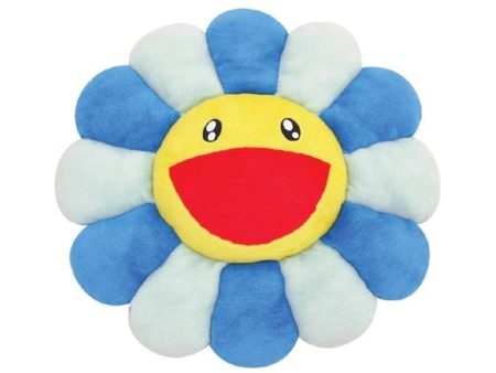 Takashi Murakami Flower Plush 60CM Blue   Light Blue   Yellow on Sale