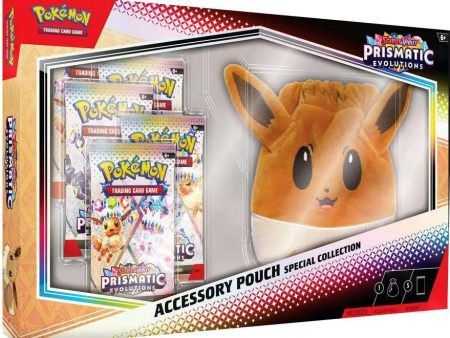 Pokémon TCG: Scarlet & Violet Prismatic Evolutions Accessory Pouch Special Collection Online Sale