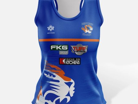 Newtown Training Singlet Womens Blue Fashion