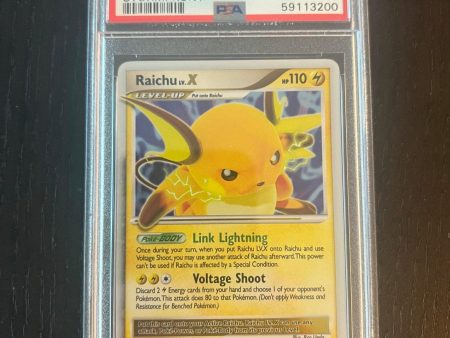 2008 Pokemon Diamond & Pearl Raichu Lv. X Holo | Stormfront #99 - PSA 8 Near Mint - Mint Cheap