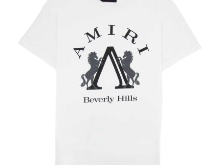 Amiri Beverly Hills Horse Tee White Cheap