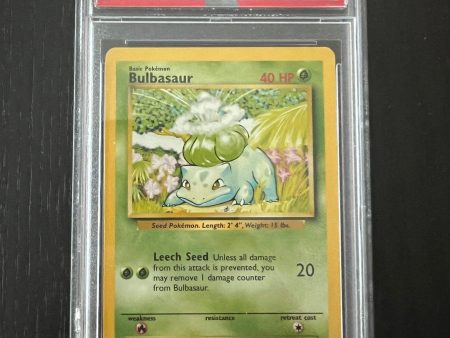 1999 Pokemon Game Base Set Bulbasaur #44 - PSA 9 MINT For Sale