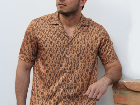 Camisa en seda estampada Online