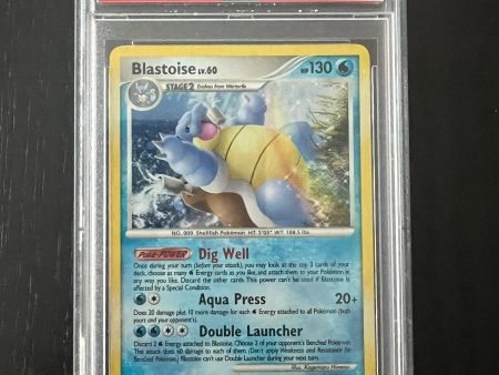 2009 Pokemon Platinum Blastoise Holo #2 - PSA 8 Near Mint - Mint Discount