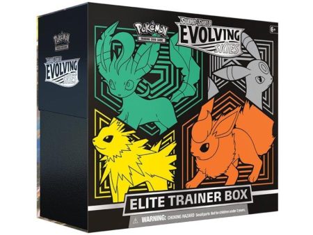 Pokémon TCG Sword & Shield Evolving Skies Elite Trainer Box (Flareon Jolteon Umbreon Leafeon) Cheap