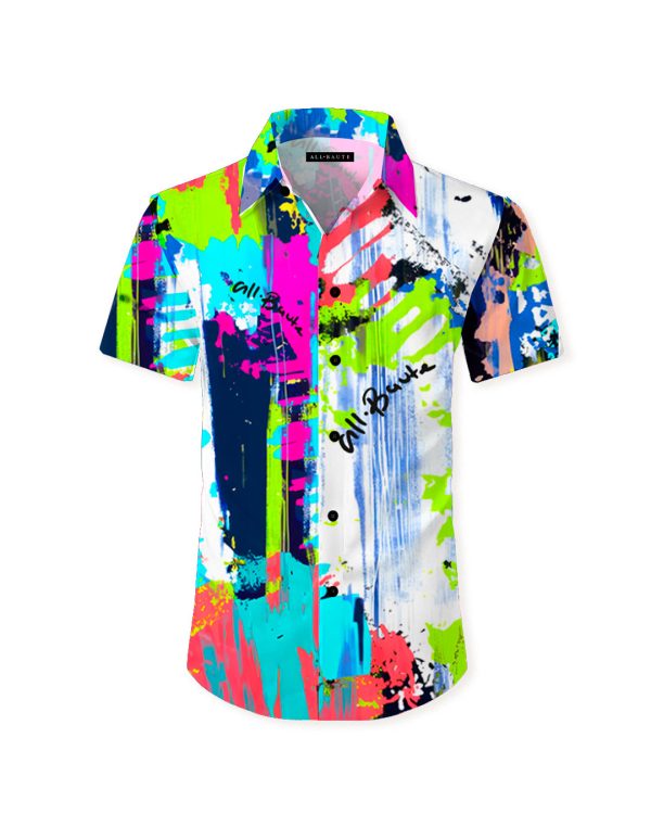 Camisa seda Multicolor Online Hot Sale