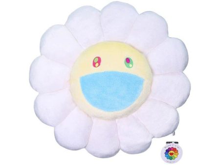 Takashi Murakami Flower Plush 60CM White   Yellow Hot on Sale