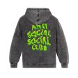 Anti Social Social Club Melt Away Hoodie Gray For Cheap