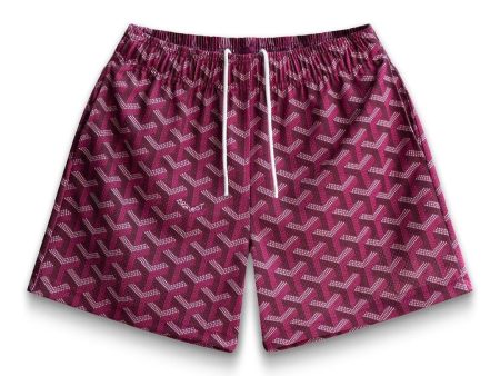 Bravest Studios Wine Paris Shorts Sale