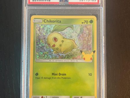 2021 Pokemon Chikorita Holo | McDonald s Collection #2 - PSA 9 Mint Cheap