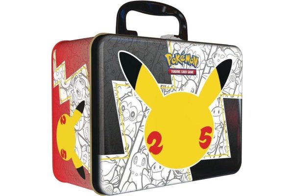 Pokémon TCG 25th Anniversary Celebrations Collector Chest Tin Fashion