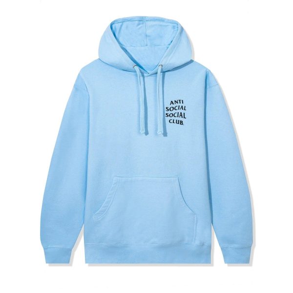 Anti Social Social Club Kkotch Hoodie Blue Hot on Sale