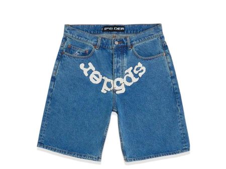 Sp5der OG Logo Denim Short Fashion