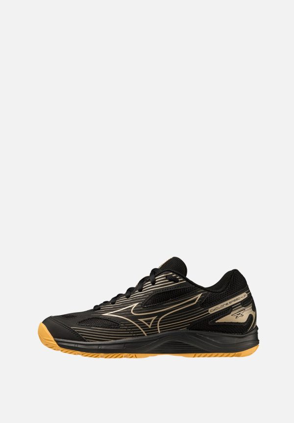 Mizuno Cyclone Speed 4 Jr Indoor - Black Online Hot Sale