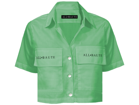 Mini Shirt Verde Fashion