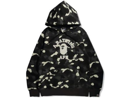 A Bathing Ape BAPE City Camo Pullover Hoodie Glow Black Discount